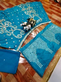 Lehenga with Cancan & Canvas Patta